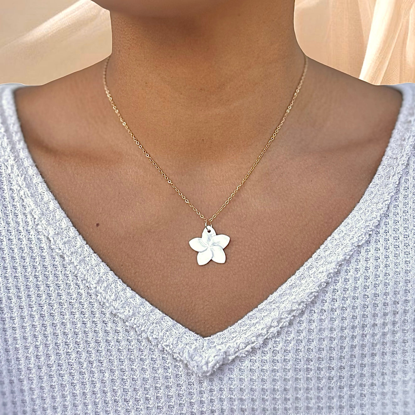 Plumeria Necklace