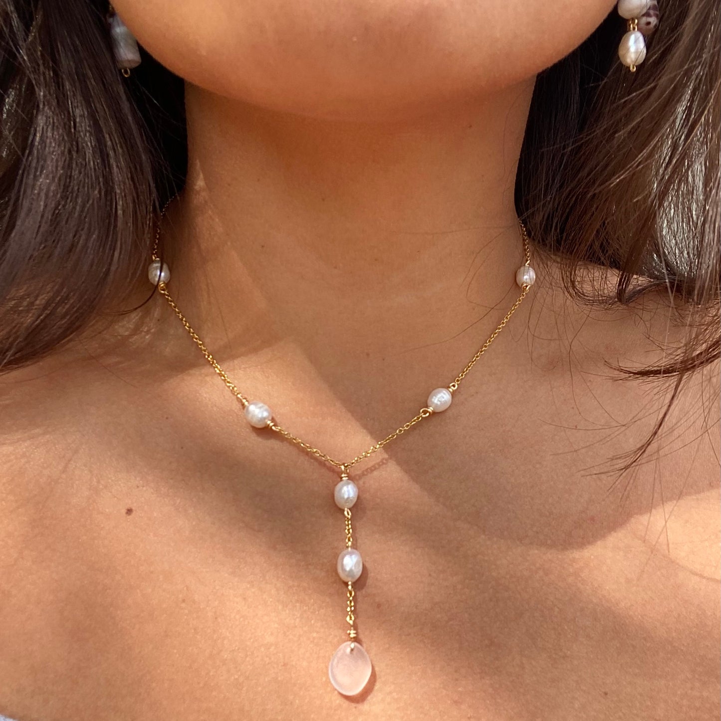 Seaglass Drop Necklace