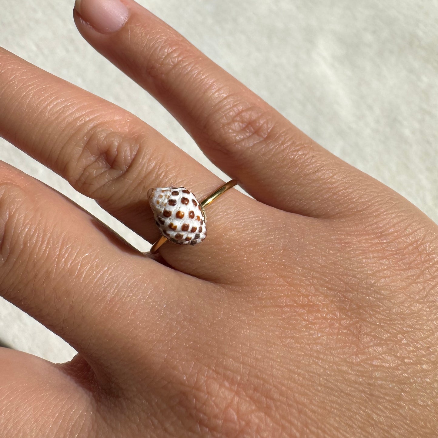Gold Mini Drupe Ring
