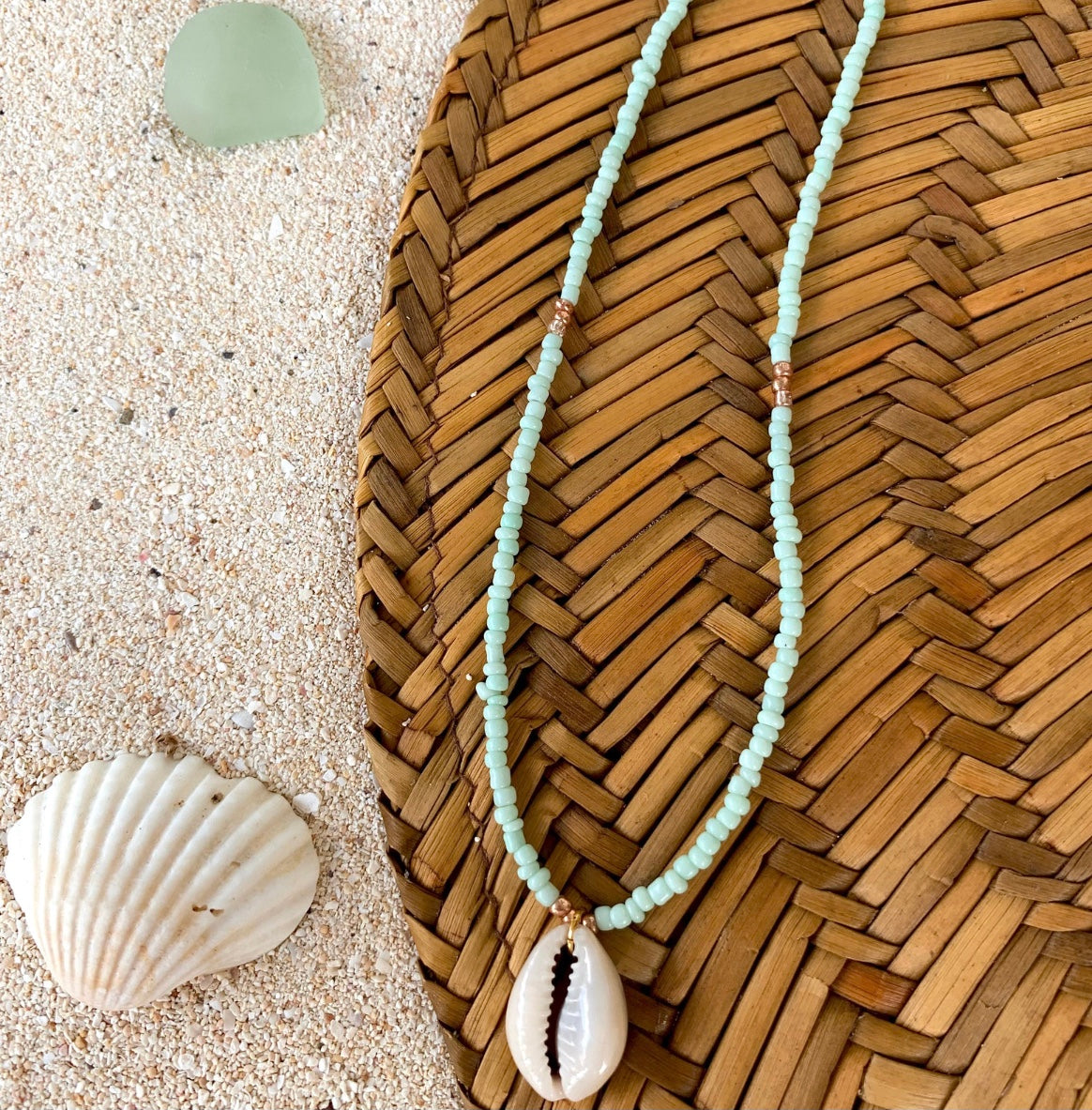 Isla Mint & Gold Choker