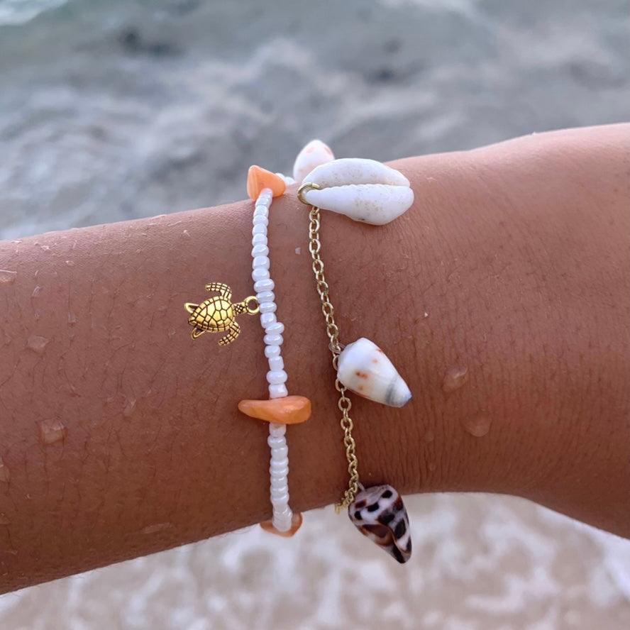 Orange Seaside Bracelet