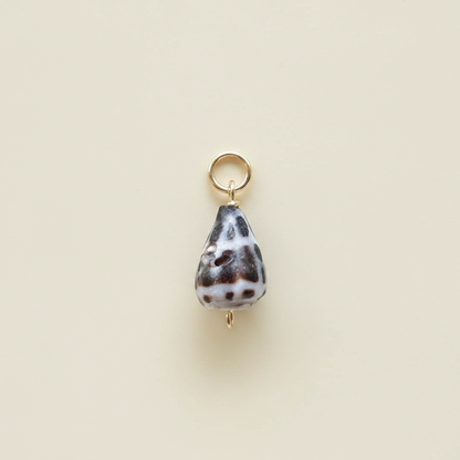 Mini Hebrew Cone Charm in Gold