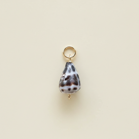 Mini Hebrew Cone Charm in Gold
