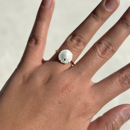 Gold Sandollar Ring