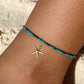 Turquoise & Gold Anklet