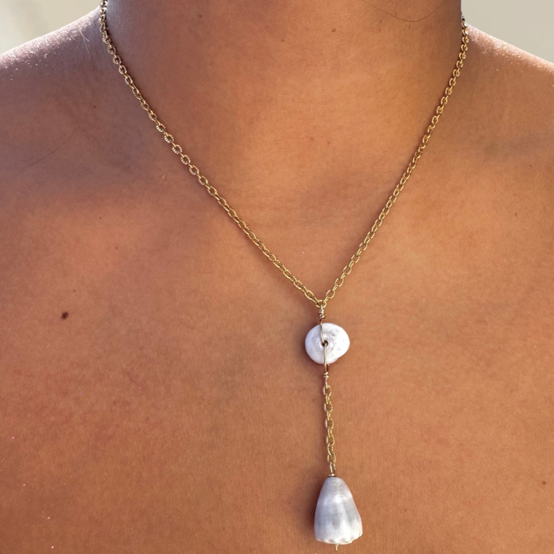 Puka Lariat Necklace