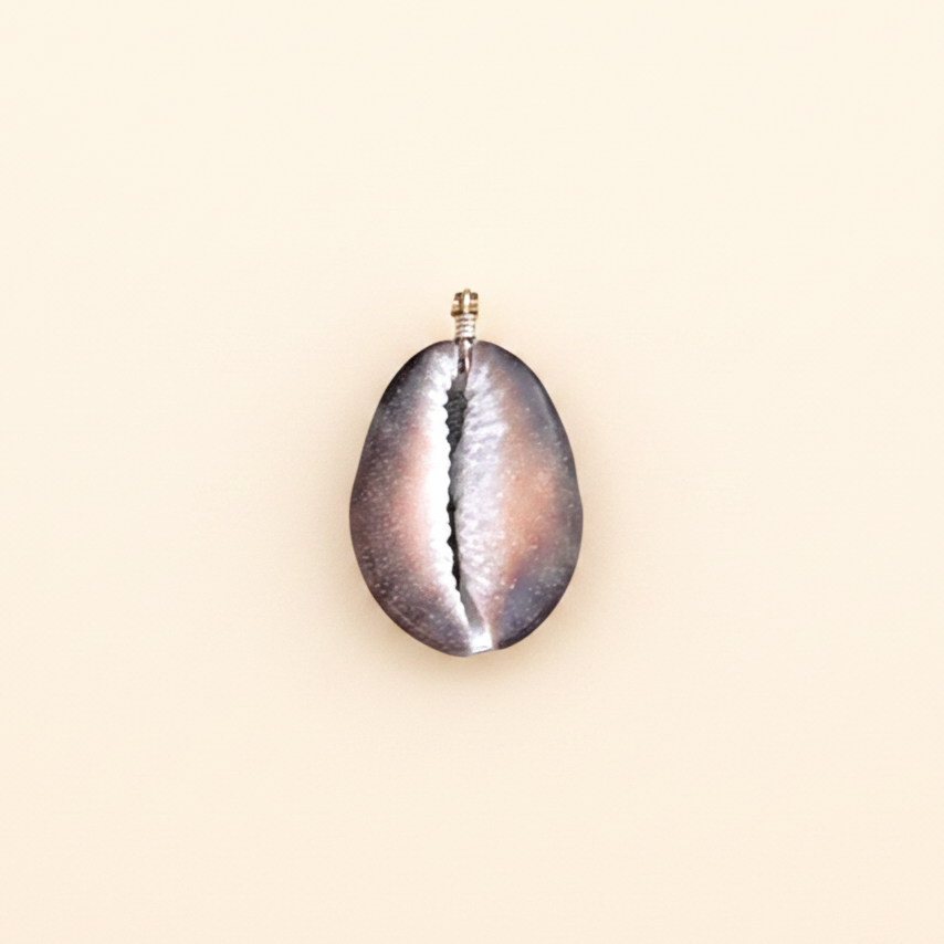 Brown Cowrie Charm