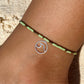 Light Green & Gold Anklet