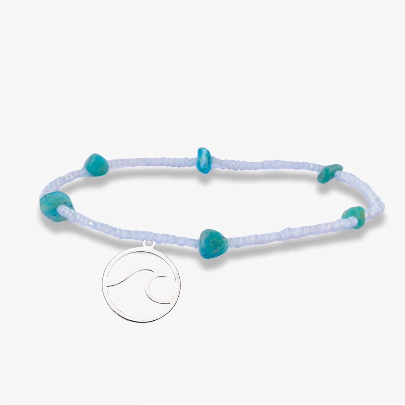 Teal Seaside Anklet