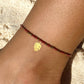 Brown & Gold Anklet