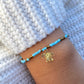 Light Blue & Gold Bracelet