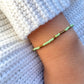 Light Green & Gold Bracelet