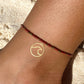 Brown & Gold Anklet