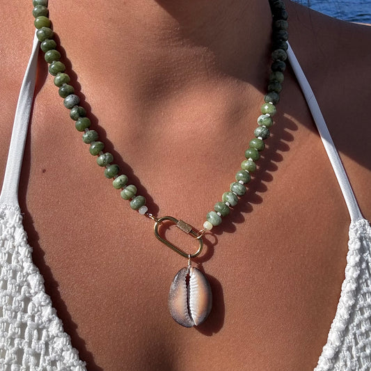 Jade Beaded Necklace