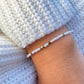 White & Gold Bracelet