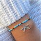 Light Blue & Gold Bracelet