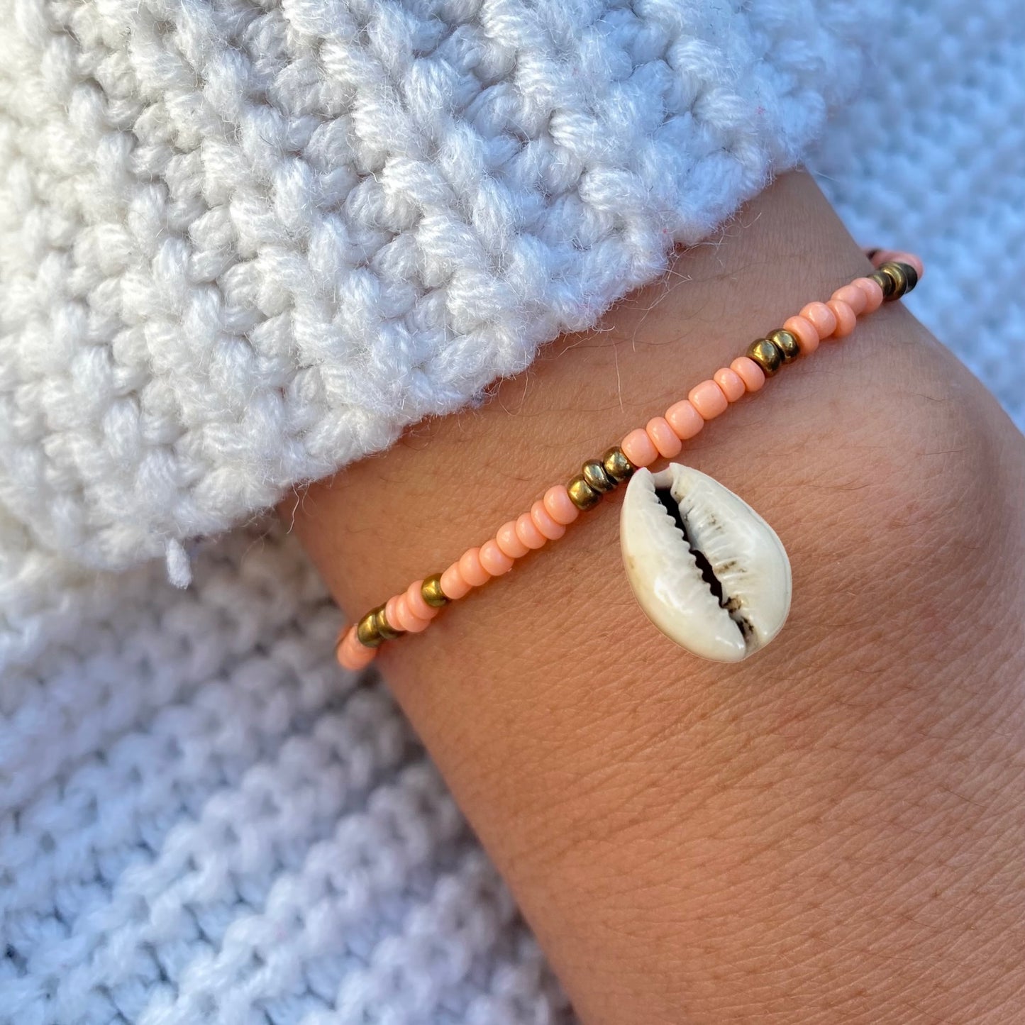 Orange & Gold Bracelet