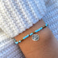 Light Blue & Gold Bracelet