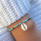 Light Blue & Gold Bracelet