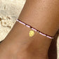 Pink & Gold Anklet