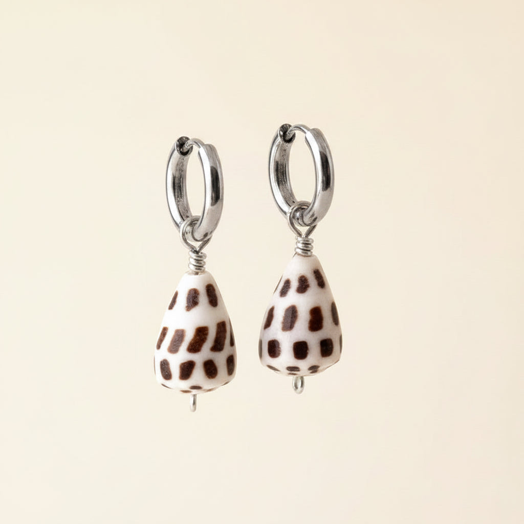 Silver Hebrew Cone Huggies