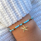 Light Blue & Gold Bracelet