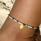 Mint & Gold Anklet