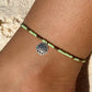 Light Green & Gold Anklet