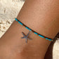 Turquoise & Gold Anklet