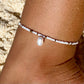 White & Gold Anklet