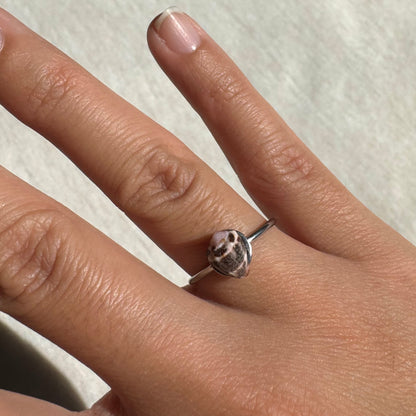 Silver Chaldean Cone Ring