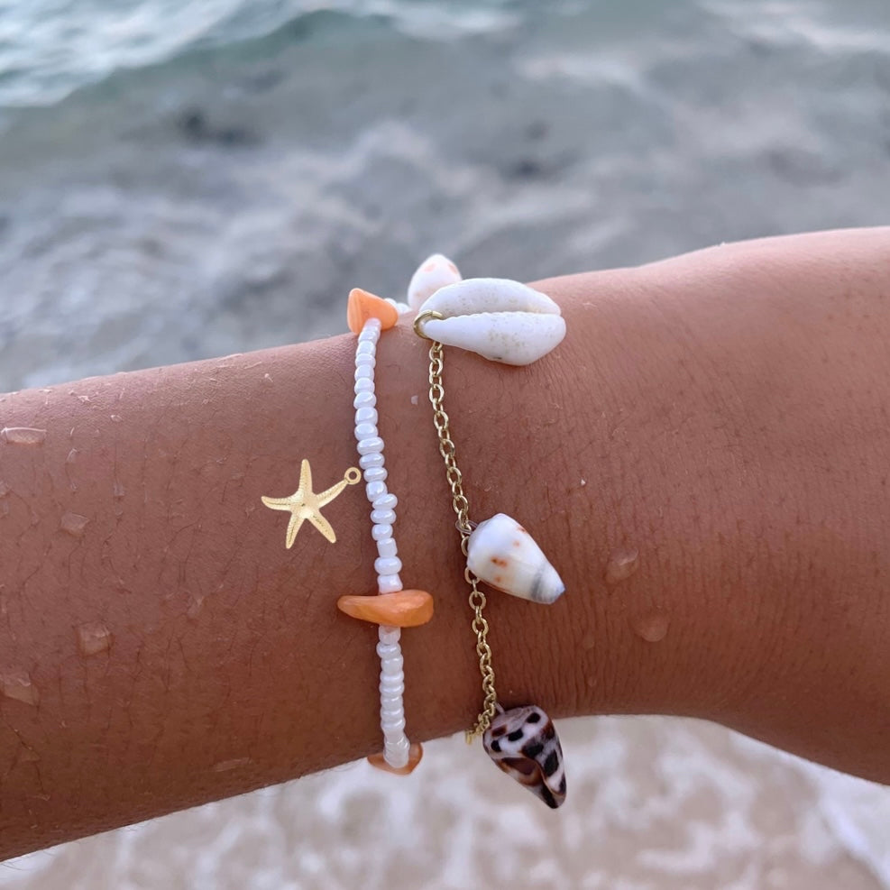 Orange Seaside Bracelet