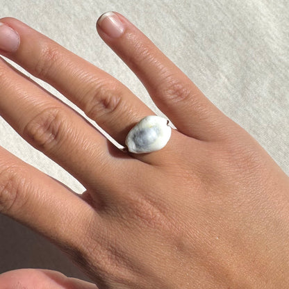 Gold Cowrie Ring