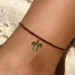 Brown & Gold Anklet