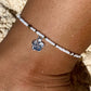 White & Gold Anklet