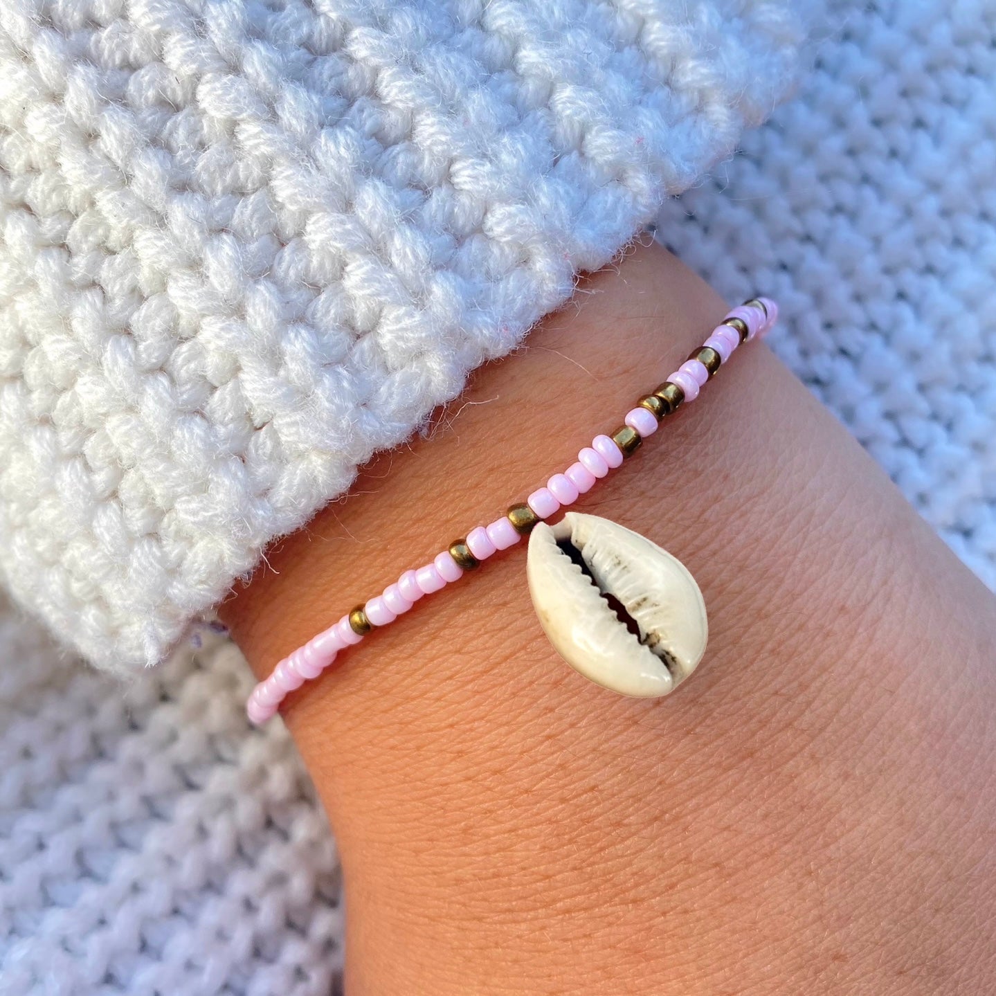 Pink & Gold Bracelet