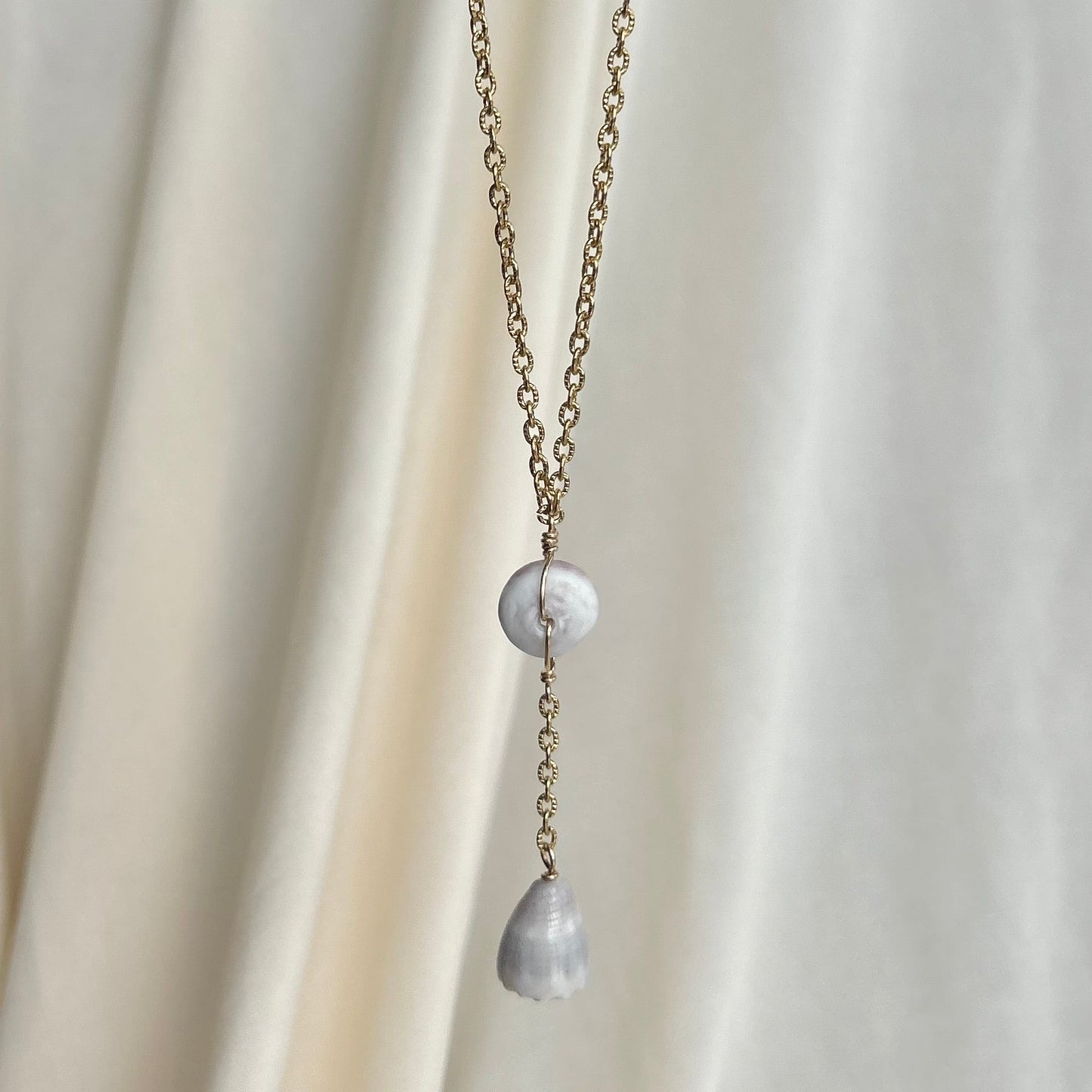 Puka Lariat Necklace