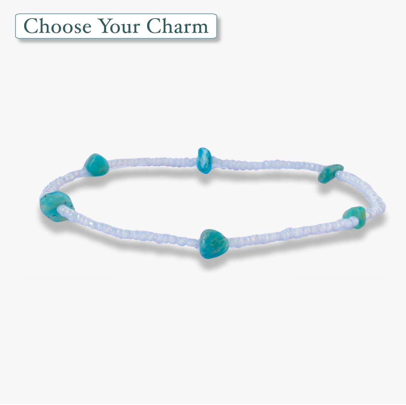 Teal Seaside Anklet