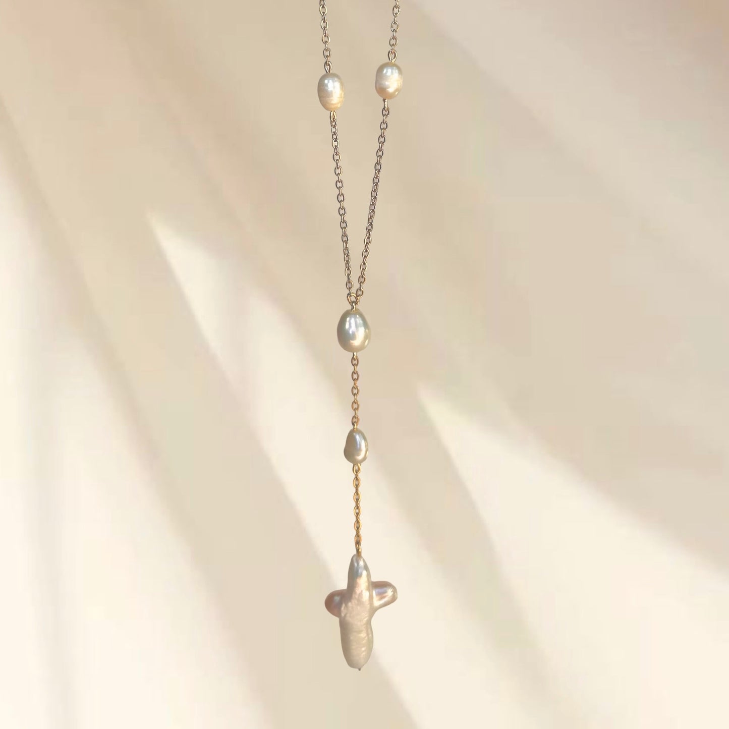 Mother of Pearl Drop Necklace