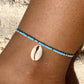 Light Blue & Gold Anklet