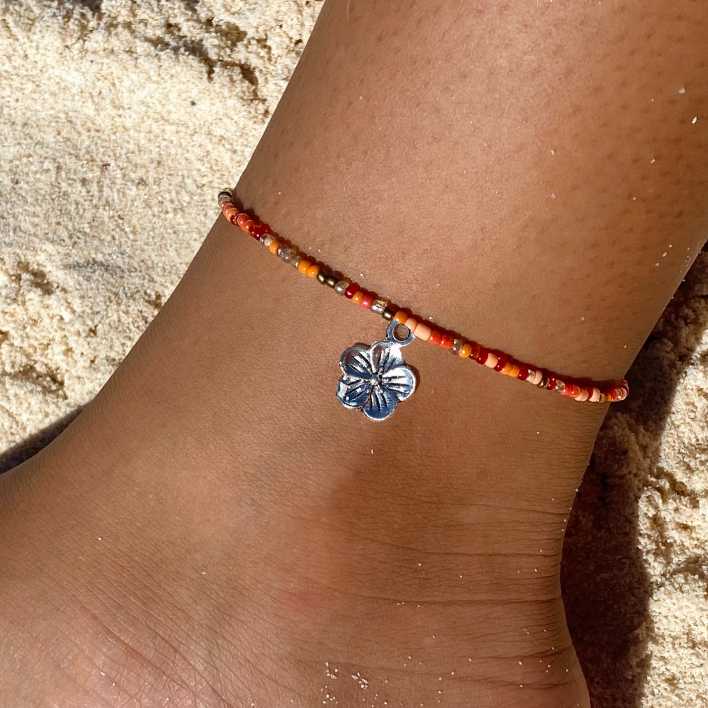 Hibiscus Anklet