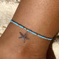 Light Blue & Gold Anklet