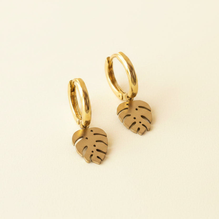 Gold Monstera Huggies