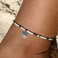 Mint & Gold Anklet