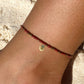 Brown & Gold Anklet