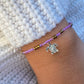 Purple & Gold Bracelet