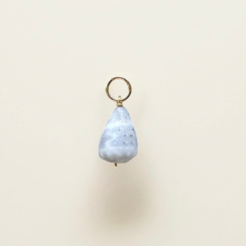 Rare Mini Gray Cone Charm in Gold