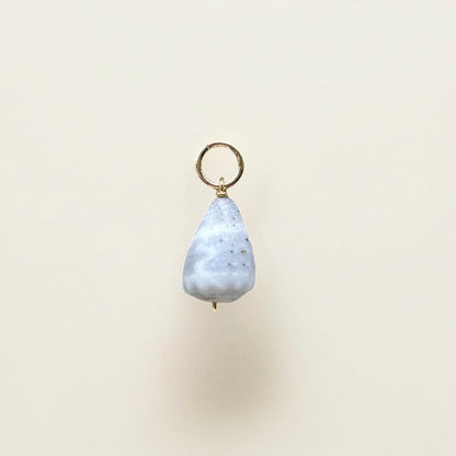 Rare Mini Gray Cone Charm in Gold