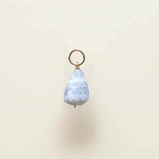 Rare Mini Gray Cone Charm in Gold