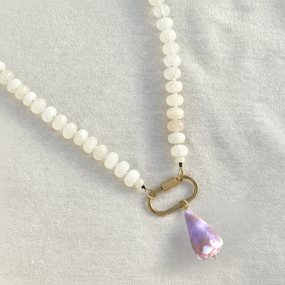 White Jade Beaded Necklace